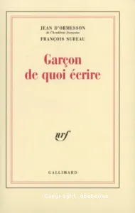 Garçon de quoi écrire