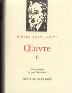 Oeuvre II de Pierre Jean Jouve