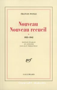 Nouveau Nouveau recueil (1923-1942)