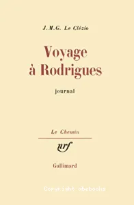 Voyage à Rodrigues - Journal