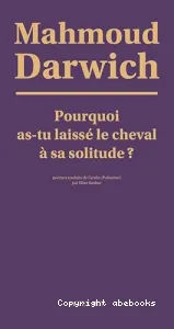 Pourquoi as-tu laissé la cheval à sa solitude?