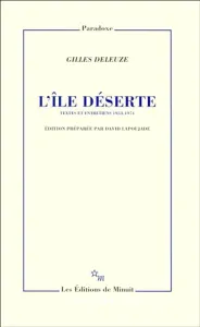 L'île déserte et autres textes , 1953-1974