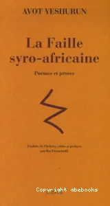 La Faille syro-africaine