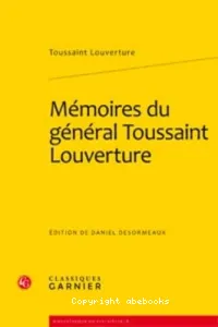 Mémoires du général Toussaint Louverture