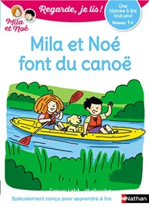 Mila et Noé font du canoë